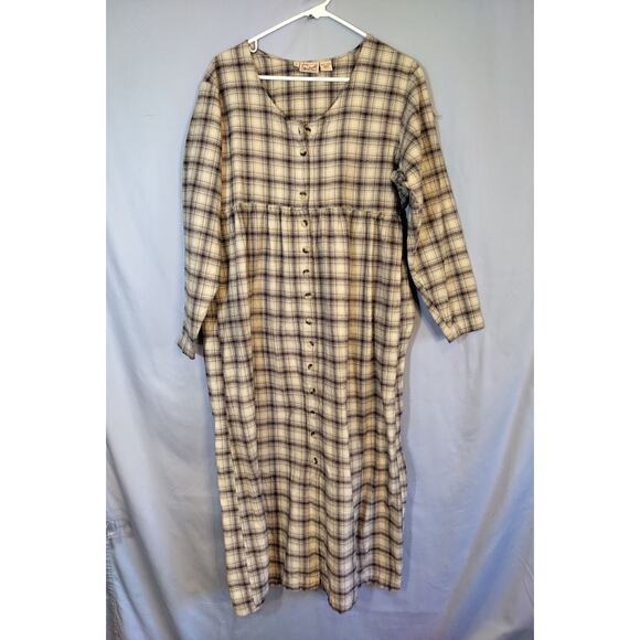 Woolrich Dresses & Skirts - Vintage Woolrich Flannel Plaid Western Prairie Dress.